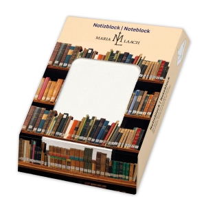 Memo pad: Books, Die Klosterbibliothek, Maria Laach