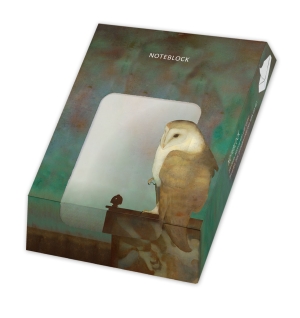 Memo pad: Grote uil op scherm, Jan Mankes, Museum More
