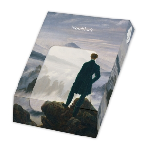 Memo pad: Wanderer über dem Nebelmeer, Caspar David Friedrich, Hamburger Kunsthalle