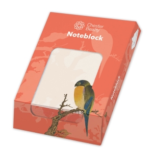 Memo pad: Album of birds and flowers (rood), Hu Feitao, Chester Beatty