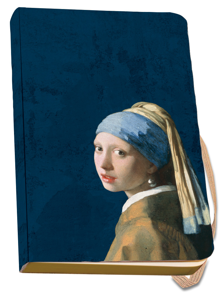 Notebook softcover A6: Meisje met de parel – Girl with the Pearl Earring, Vermeer, Mauritshuis