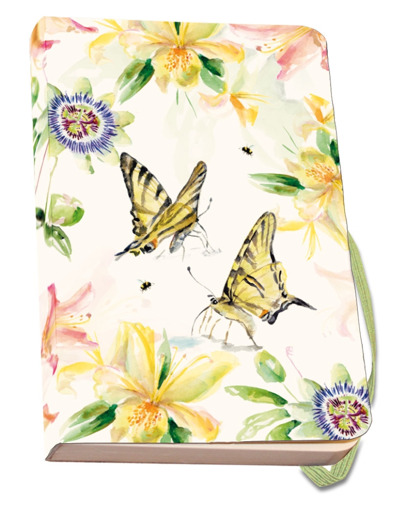 Notebook softcover A6: Passion for Butterflies, Michelle Dujardin