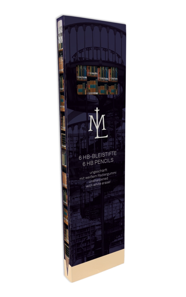 Pencil box: Books, Die Klosterbibliothek, Maria Laach