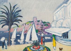 Puzzle (1.000 pieces): Gezicht op het casino in Cannes, Kees van Dongen, Singer Laren