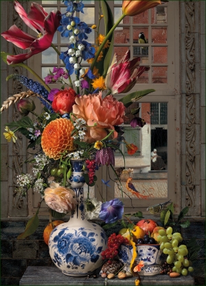 Puzzle (1.000 pieces): Untitled (#190), Bas Meeuws, Royal Delft