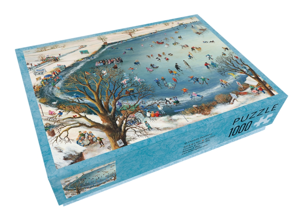 Puzzle (1.000 pieces): IJsbaan, Charlotte Dematons