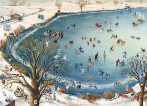 Puzzle (1.000 pieces): IJsbaan, Charlotte Dematons