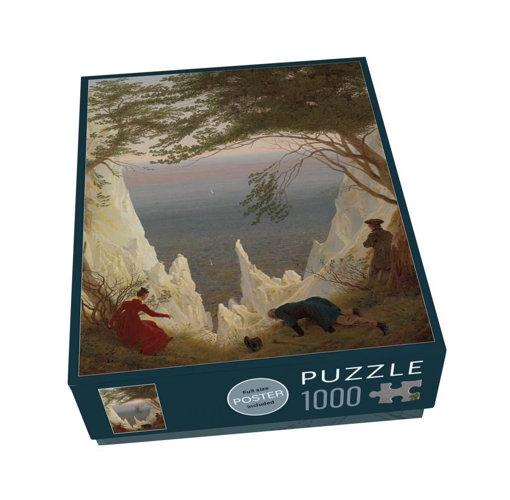 Puzzle (1.000 pieces): Winterthur-Kreidefelsen auf Rugen