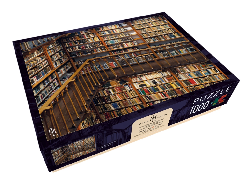 Puzzle (1.000 pieces): Die Klosterbibliothek, Maria Laach
