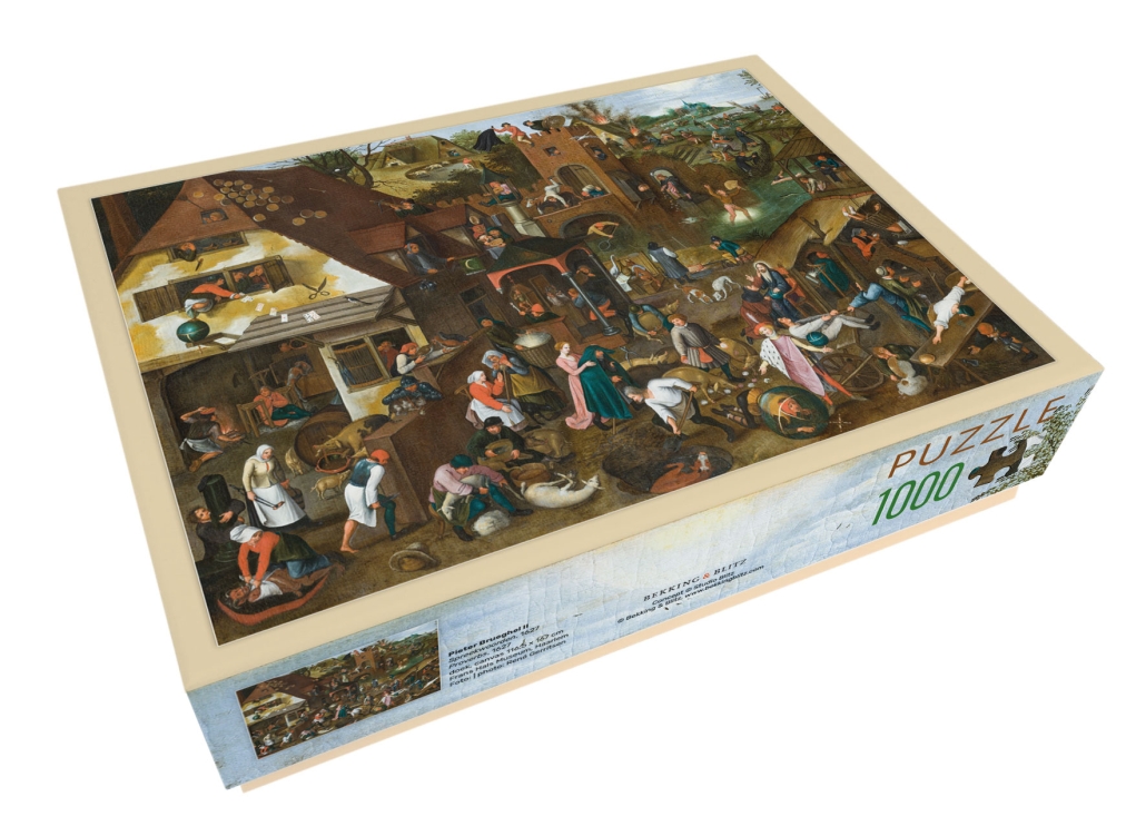 Puzzle (1.000 pieces): Spreekwoorden, Pieter Brueghel ll