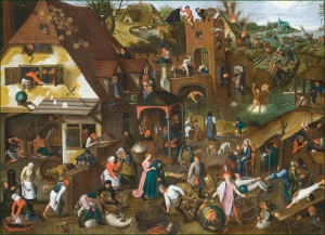 Puzzle (1.000 pieces): Spreekwoorden, Pieter Brueghel ll