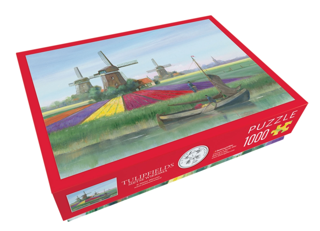 Puzzle (1.000 pieces): Tulipfields, Sietse Wiersma