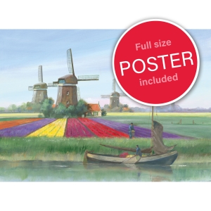 Puzzle (1.000 pieces): Tulipfields, Sietse Wiersma