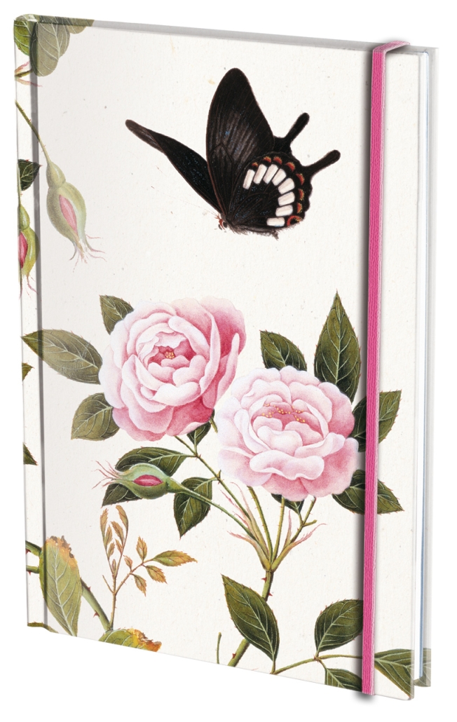 Notebook A5 hardcover: Roses in bud and bloom, The Fitzwilliam Museum