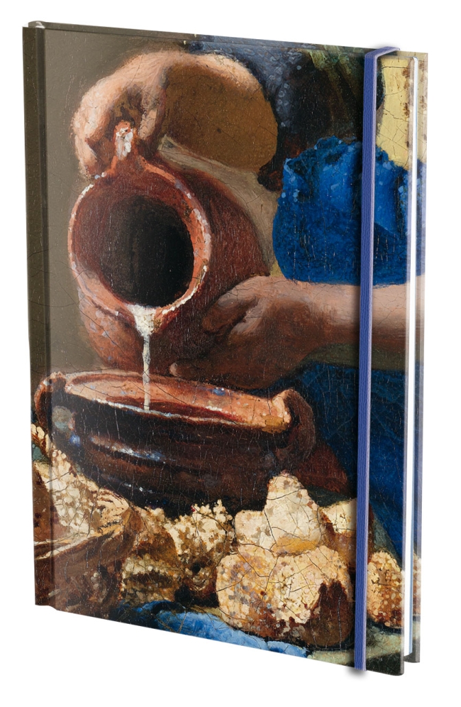 Notebook A5 hardcover: Het melkmeisje/The Milkmaid, Johannes Vermeer, Rijkmuseum Amsterdam