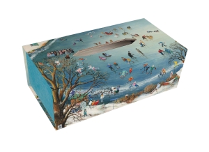 Tissue box holder: Winter, Charlotte Dematons