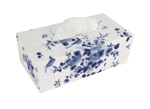 Tissue box holder: Delft Blue, Rijksmuseum Amsterdam