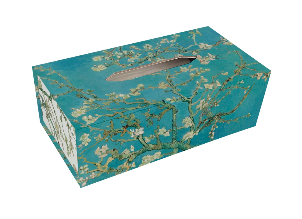 Tissue box holder: Almond Blossom, Vincent van Gogh, Van Gogh Museum