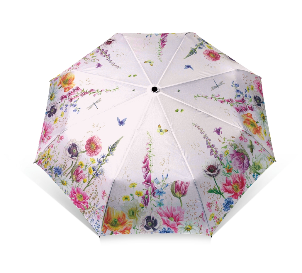 Folding umbrella: Wild Flower Field, Janneke Brinkman-Salentijn