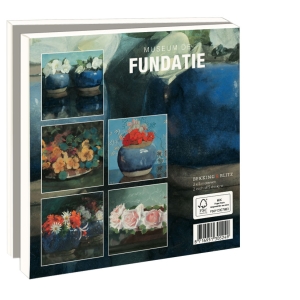 Card folder with env. Square: Flowers, Jan Voerman, Museum de Fundatie