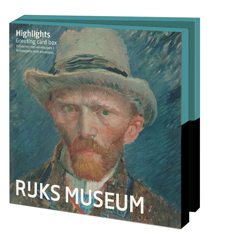 Card folder with env. Square: Highlights, Collection Rijksmuseum Amsterdam