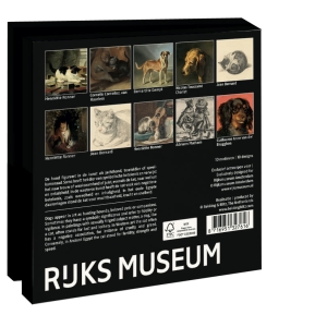 Card folder with env. Square: Cats & Dogs, Collection Rijksmuseum Amsterdam