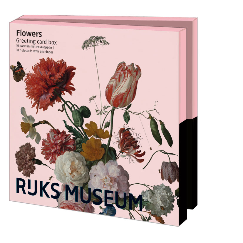 Card folder with env. Square: Flowers, Collection Rijksmuseum Asmterdam