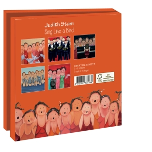 Card folder with env. Square: Sing Like a Bird, Judith Stam