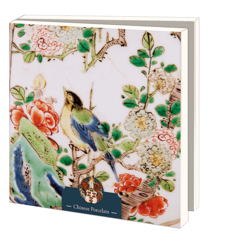 Card folder with env, Square: Chinese Porcelain, Kasteel De Haar