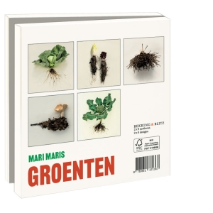 Card folder with env, Square: Groenten, Mari Maris