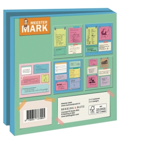 Card folder with env, Square: Meester Mark