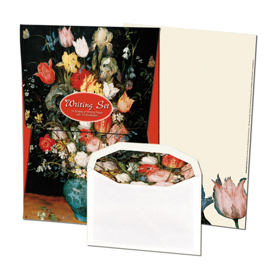 Writing paper with envelopes: J.Brueghel de Oude, Museum Wien
