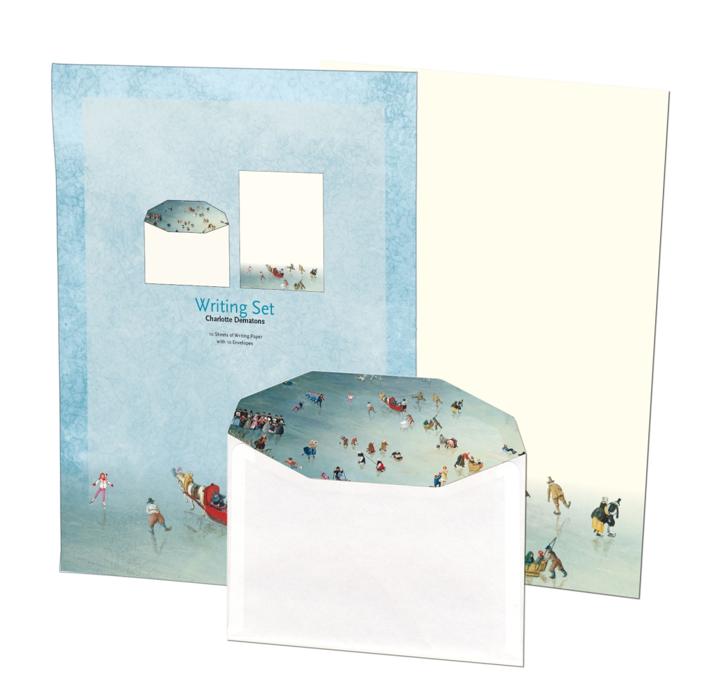 Writing paper with envelopes: Winter, Charlotte Dematons